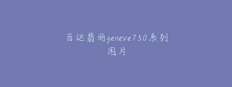 百达翡丽geneve750系列图片-名表号 百达翡丽geneve750系列图片