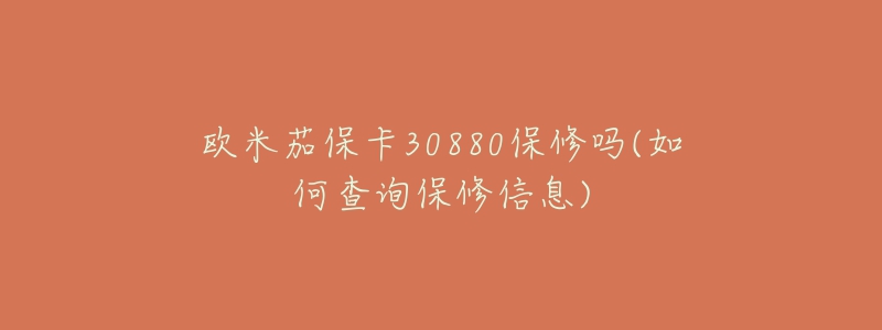 欧米茄保卡30880保修吗(如何查询保修信息)-名表号 欧米茄保卡30880保修吗(如何查询保修信息)