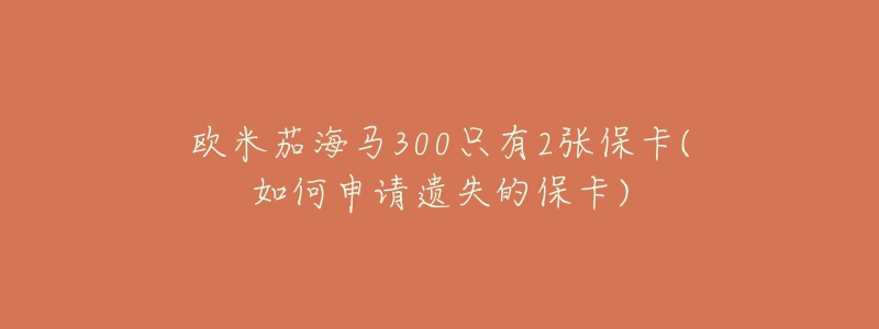 欧米茄海马300只有2张保卡(如何申请遗失的保卡)-名表号 欧米茄海马300只有2张保卡(如何申请遗失的保卡)