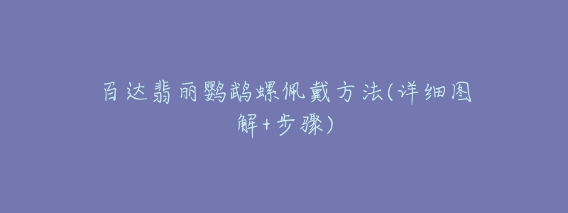 百达翡丽鹦鹉螺佩戴方法(详细图解+步骤)-名表号 百达翡丽鹦鹉螺佩戴方法(详细图解+步骤)