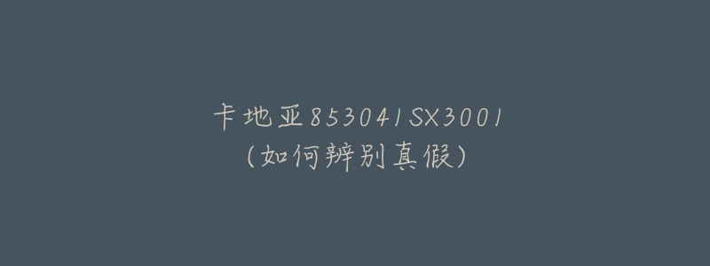 卡地亚853041SX3001(如何辨别真假)-名表号 卡地亚853041SX3001(如何辨别真假)