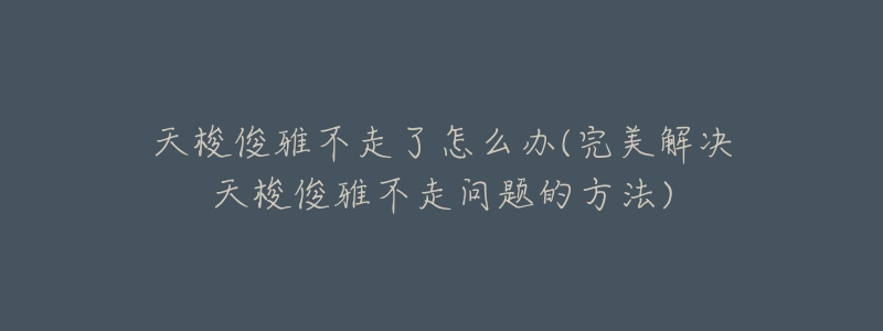 天梭俊雅不走了怎么办(完美解决天梭俊雅不走问题的方法)-名表号 天梭俊雅不走了怎么办(完美解决天梭俊雅不走问题的方法)