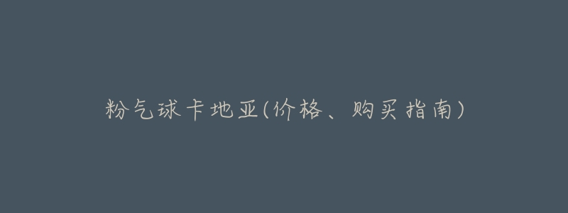 粉气球卡地亚(价格、购买指南)-名表号 粉气球卡地亚(价格、购买指南)