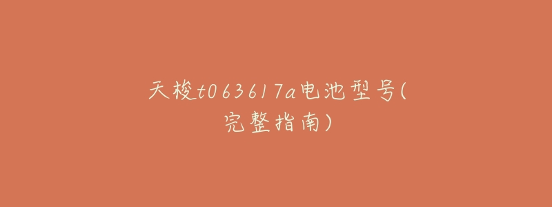 天梭t063617a电池型号(完整指南)-名表号 天梭t063617a电池型号(完整指南)