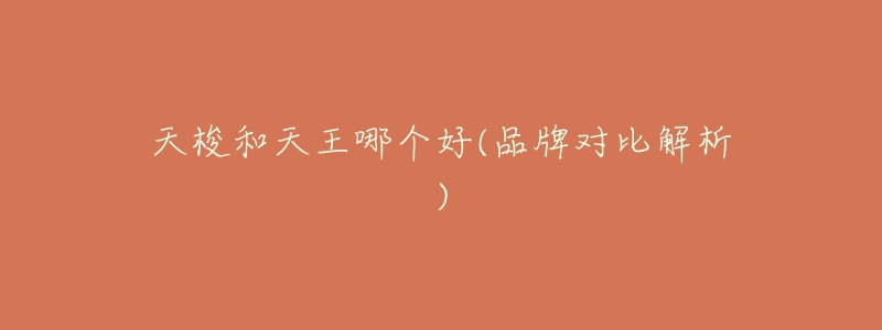 天梭和天王哪个好(品牌对比解析)-名表号 天梭和天王哪个好(品牌对比解析)