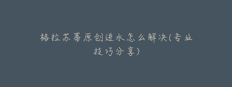 格拉苏蒂原创进水怎么解决(专业技巧分享)-名表号 格拉苏蒂原创进水怎么解决(专业技巧分享)