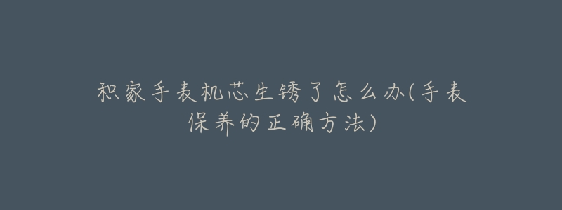 积家手表机芯生锈了怎么办(手表保养的正确方法)-名表号 积家手表机芯生锈了怎么办(手表保养的正确方法)