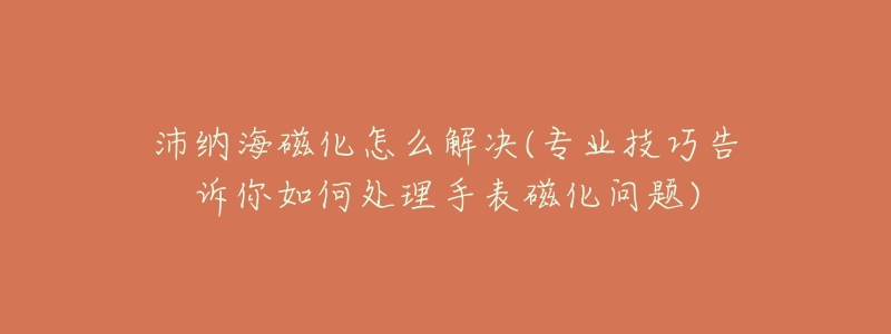 沛纳海磁化怎么解决(专业技巧告诉你如何处理手表磁化问题)-名表号 沛纳海磁化怎么解决(专业技巧告诉你如何处理手表磁化问题)