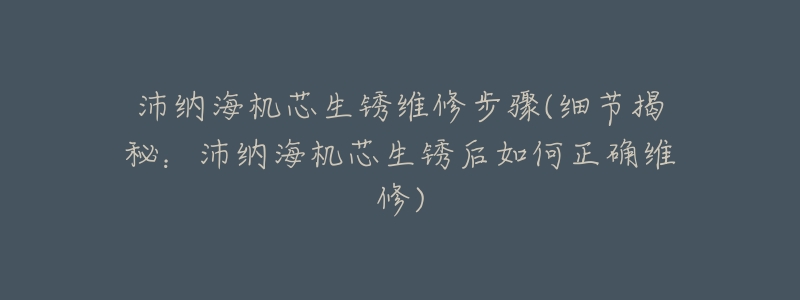沛纳海机芯生锈维修步骤(细节揭秘:沛纳海机芯生锈后如何正确维修)-名表号 沛纳海机芯生锈维修步骤(细节揭秘:沛纳海机芯生锈后如何正确维修)
