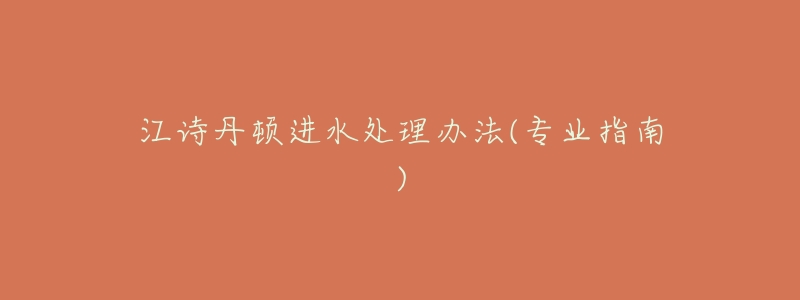 江诗丹顿进水处理办法(专业指南)-名表号 江诗丹顿进水处理办法(专业指南)