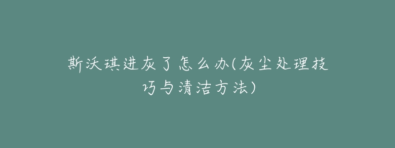 斯沃琪进灰了怎么办(灰尘处理技巧与清洁方法)-名表号 斯沃琪进灰了怎么办(灰尘处理技巧与清洁方法)