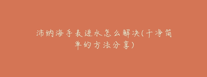 沛纳海手表进水怎么解决(干净简单的方法分享)-名表号 沛纳海手表进水怎么解决(干净简单的方法分享)