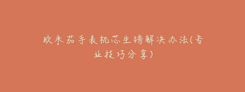 欧米茄手表机芯生锈解决办法(专业技巧分享)-名表号 欧米茄手表机芯生锈解决办法(专业技巧分享)
