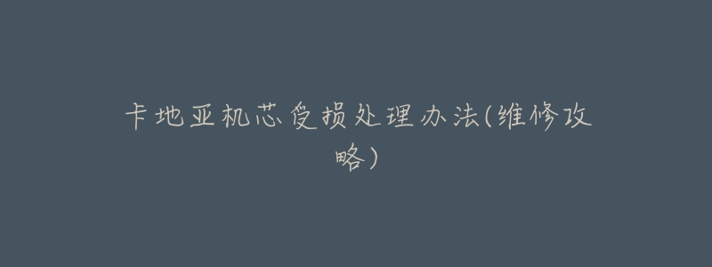 卡地亚机芯受损处理办法(维修攻略)-名表号 卡地亚机芯受损处理办法(维修攻略)