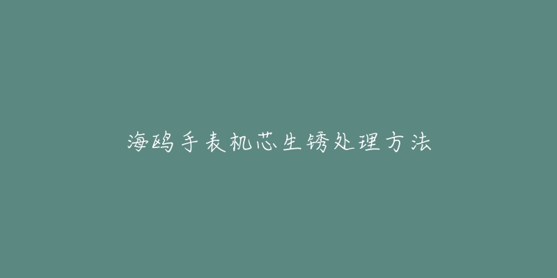 海鸥手表机芯生锈处理方法