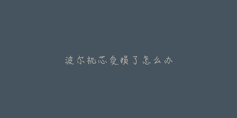 波尔机芯受损了怎么办-名表号 波尔机芯受损了怎么办
