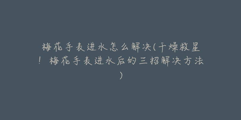 梅花手表进水怎么解决(干燥救星!梅花手表进水后的三招解决方法)-名表号 梅花手表进水怎么解决(干燥救星!梅花手表进水后的三招解决方法)