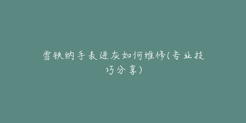 雪铁纳手表进灰如何维修(专业技巧分享)-名表号 雪铁纳手表进灰如何维修(专业技巧分享)