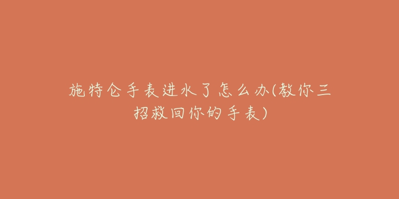 施特仑手表进水了怎么办(教你三招救回你的手表)-名表号 施特仑手表进水了怎么办(教你三招救回你的手表)