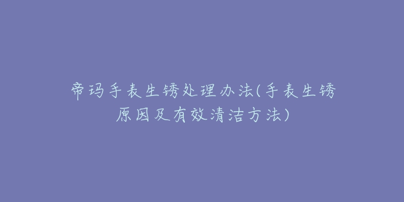 帝玛手表生锈处理办法(手表生锈原因及有效清洁方法)