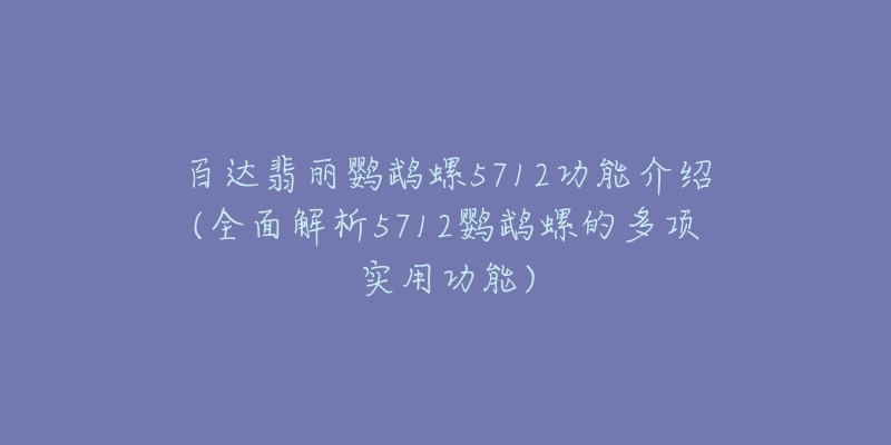 百达翡丽鹦鹉螺5712功能介绍(全面解析5712鹦鹉螺的多项实用功能)-名表号 百达翡丽鹦鹉螺5712功能介绍(全面解析5712鹦鹉螺的多项实用功能)