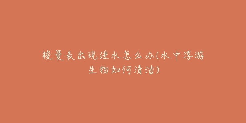 梭曼表出现进水怎么办(水中浮游生物如何清洁)-名表号 梭曼表出现进水怎么办(水中浮游生物如何清洁)