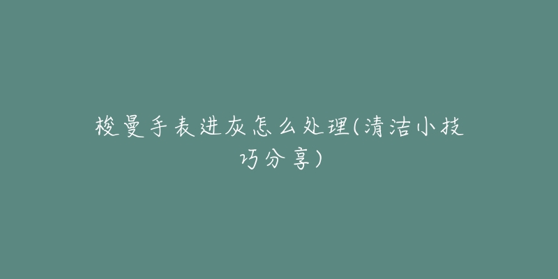 梭曼手表进灰怎么处理(清洁小技巧分享)-名表号 梭曼手表进灰怎么处理(清洁小技巧分享)