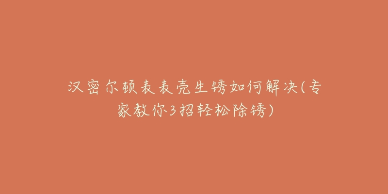 汉密尔顿表表壳生锈如何解决(专家教你3招轻松除锈)-名表号 汉密尔顿表表壳生锈如何解决(专家教你3招轻松除锈)