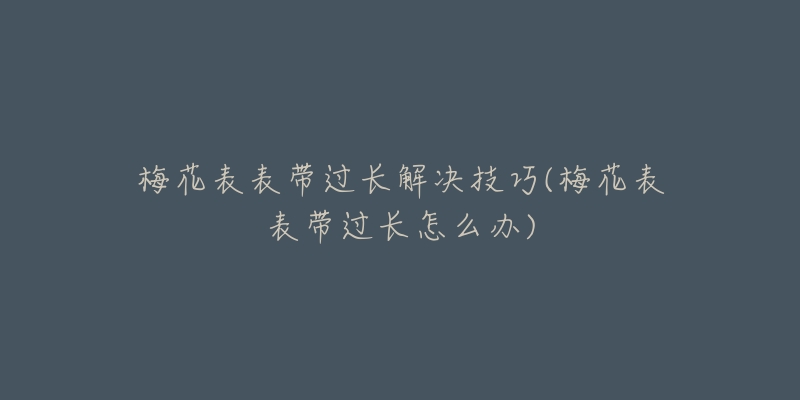 梅花表表带过长解决技巧(梅花表表带过长怎么办)-名表号 梅花表表带过长解决技巧(梅花表表带过长怎么办)