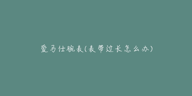 爱马仕腕表(表带过长怎么办)-名表号 爱马仕腕表(表带过长怎么办)