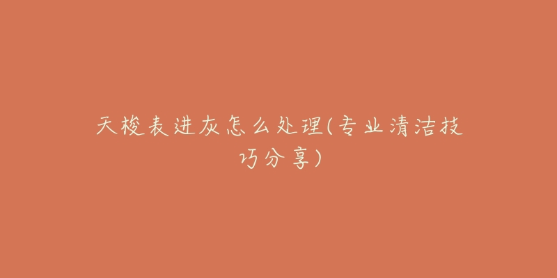 天梭表进灰怎么处理(专业清洁技巧分享)-名表号 天梭表进灰怎么处理(专业清洁技巧分享)