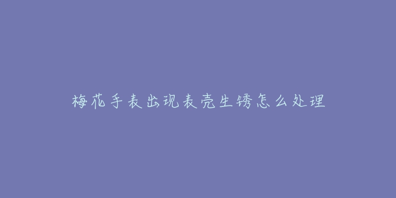 梅花手表出现表壳生锈怎么处理-名表号 梅花手表出现表壳生锈怎么处理
