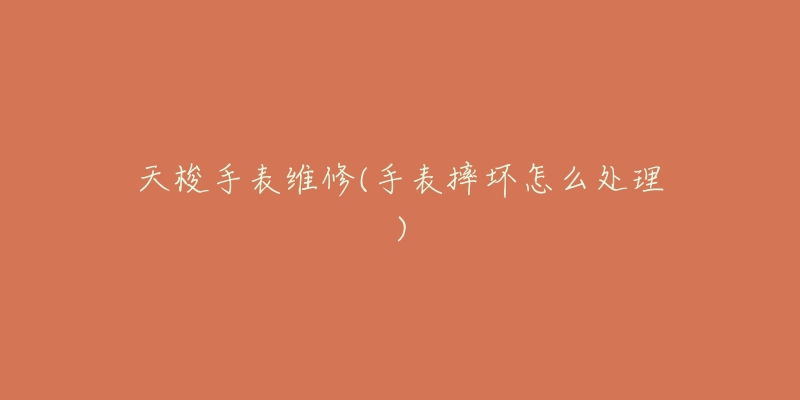 天梭手表维修(手表摔坏怎么处理)-名表号 天梭手表维修(手表摔坏怎么处理)
