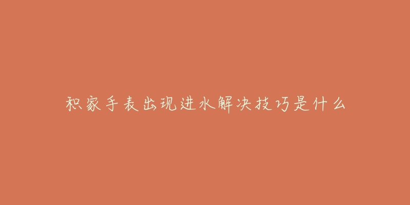 积家手表出现进水解决技巧是什么-名表号 积家手表出现进水解决技巧是什么