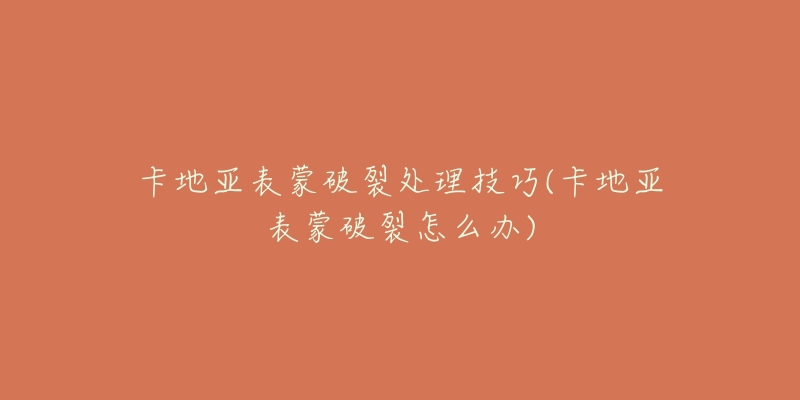 卡地亚表蒙破裂处理技巧(卡地亚表蒙破裂怎么办)-名表号 卡地亚表蒙破裂处理技巧(卡地亚表蒙破裂怎么办)