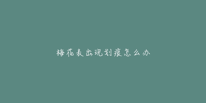 梅花表出现划痕怎么办-名表号 梅花表出现划痕怎么办