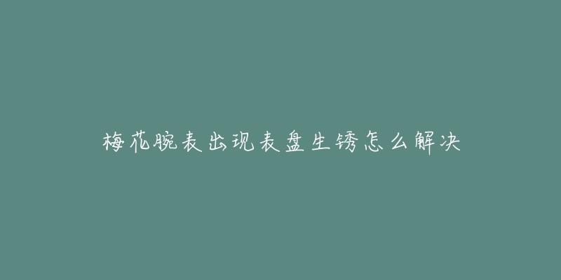 梅花腕表出现表盘生锈怎么解决-名表号 梅花腕表出现表盘生锈怎么解决