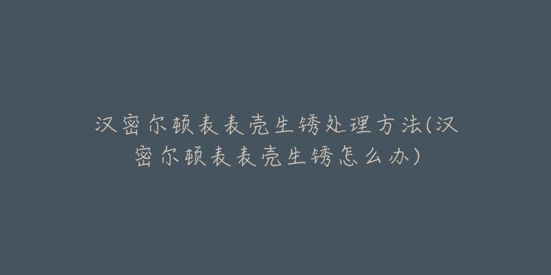 汉密尔顿表表壳生锈处理方法(汉密尔顿表表壳生锈怎么办)-名表号 汉密尔顿表表壳生锈处理方法(汉密尔顿表表壳生锈怎么办)