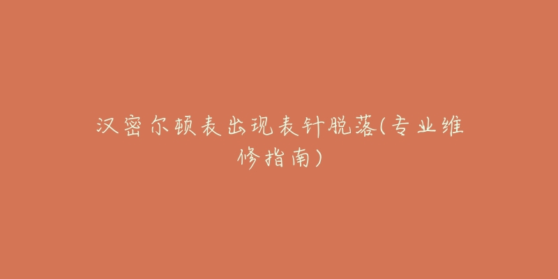 汉密尔顿表出现表针脱落(专业维修指南)-名表号 汉密尔顿表出现表针脱落(专业维修指南)