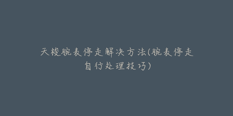 天梭腕表停走解决方法(腕表停走自行处理技巧)-名表号 天梭腕表停走解决方法(腕表停走自行处理技巧)