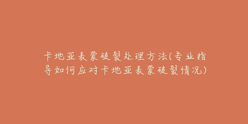 卡地亚表蒙破裂处理方法(专业指导如何应对卡地亚表蒙破裂情况)-名表号 卡地亚表蒙破裂处理方法(专业指导如何应对卡地亚表蒙破裂情况)