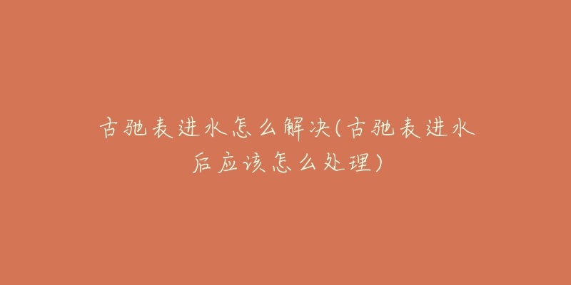 古驰表进水怎么解决(古驰表进水后应该怎么处理)-名表号 古驰表进水怎么解决(古驰表进水后应该怎么处理)