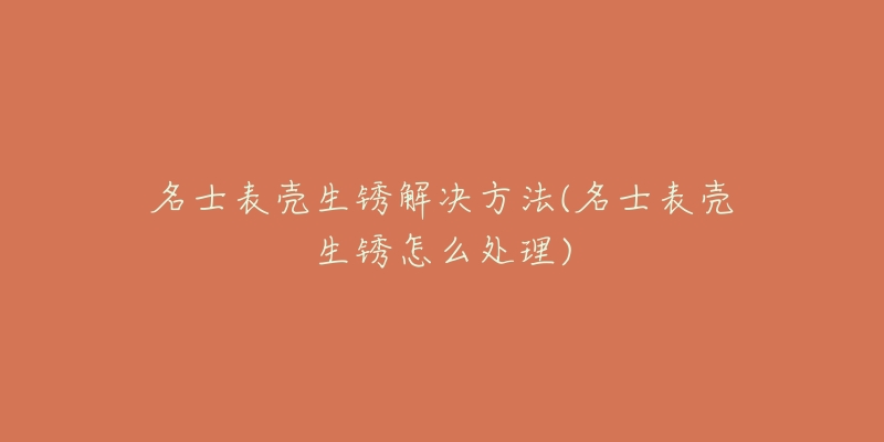 名士表壳生锈解决方法(名士表壳生锈怎么处理)