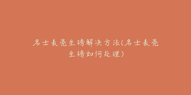 名士表壳生锈解决方法(名士表壳生锈如何处理)