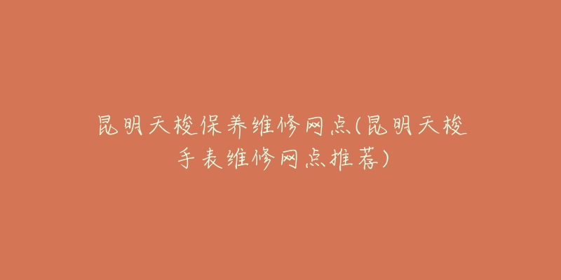 昆明天梭保养维修网点(昆明天梭手表维修网点推荐)-名表号 昆明天梭保养维修网点(昆明天梭手表维修网点推荐)