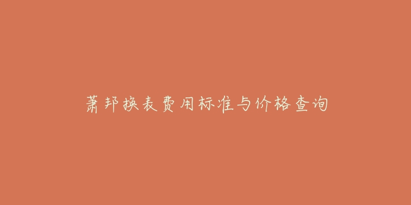 萧邦换表费用标准与价格查询-名表号 萧邦换表费用标准与价格查询
