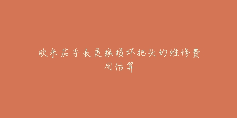欧米茄手表更换损坏把头的维修费用估算-名表号 欧米茄手表更换损坏把头的维修费用估算