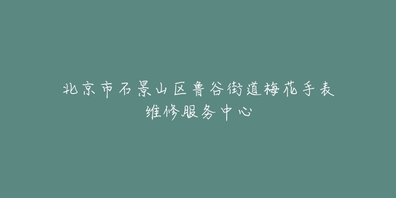 北京市石景山区鲁谷街道梅花手表维修服务中心-名表号 北京市石景山区鲁谷街道梅花手表维修服务中心