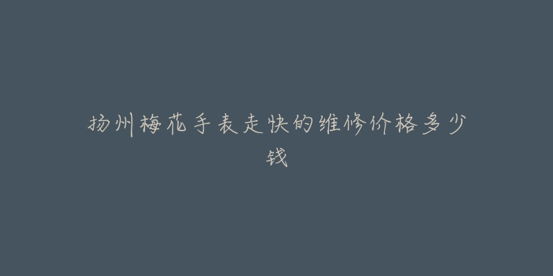 扬州梅花手表走快的维修价格多少钱-名表号 扬州梅花手表走快的维修价格多少钱