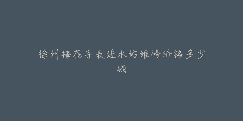 徐州梅花手表进水的维修价格多少钱-名表号 徐州梅花手表进水的维修价格多少钱